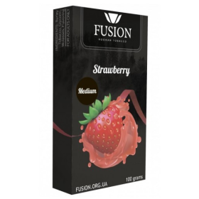Табак Fusion Medium Strawberry (Фьюжн Клубника) 100 грамм Felix Shop