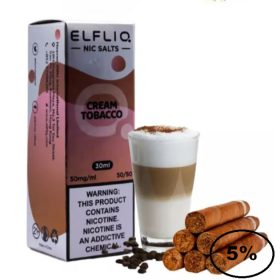 Жидкость Elf Liq Cream Tobacco (Эльф Бар Кремовый Табак) 30мл 5% Felix Shop