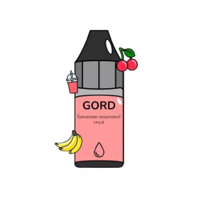 Жидкость Gord Banana Cherry Smoothie (Бананово-Вишнёвый Смузи) 30мл 5% Felix Shop