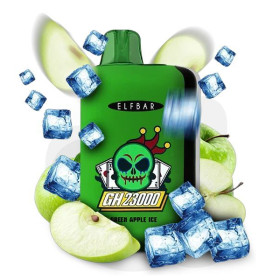 Электронная сигарета Elf Bar GH 23000 Green Apple lce (Зеленое Яблоко Лед) Felix Shop