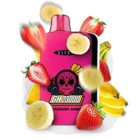 Электронная сигарета Elf Bar GH 23000 Strawberry Banana (Клубника Банан) Felix Shop