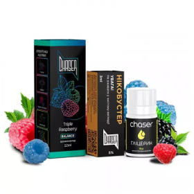 Жидкость Набор Chaser Black Triple Raspberry (Микс Малины) 30мл 5% Felix Shop