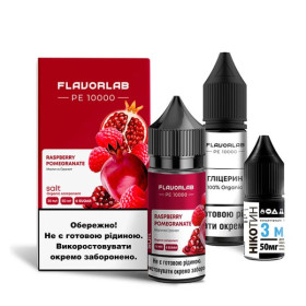 Жидкость Набор Flavorlab PE 10000 Raspberry Pomegranate (Малина Гранат) 30мл 5%  Felix Shop