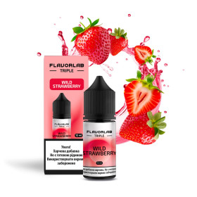 Жидкость Набор Flavorlab Triple Triple Wild Strawberry (Дикая Клубника) 30мл 6,5% Felix Shop