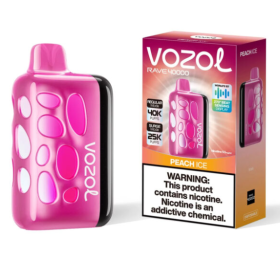 Электронная сигарета Vozol Rave 40000 Peach Ice (Персик Лёд) Felix Shop