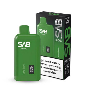 Электронная сигарета SAB 18000 Apple Cherry (Яблоко Вишня) Felix Shop