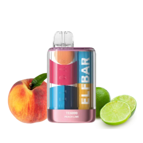 Электронная сигарета Elf Bar TE6000 Peach Lime (Персик Лайм) Felix Shop