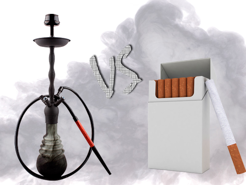 Что вреднее: кальян или сигареты?